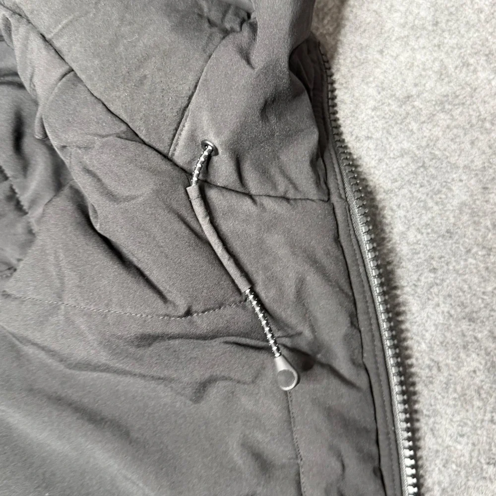 Duluth‎ Trading Co Mens 2XL Black Thermore Insulated Hooded Utility Vest Jacket